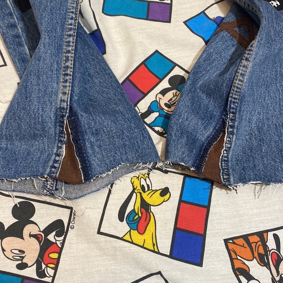 Custom 1/1 505 Levi’s “Metal Double Knee Flare” Jeans - Picture 4 of 15